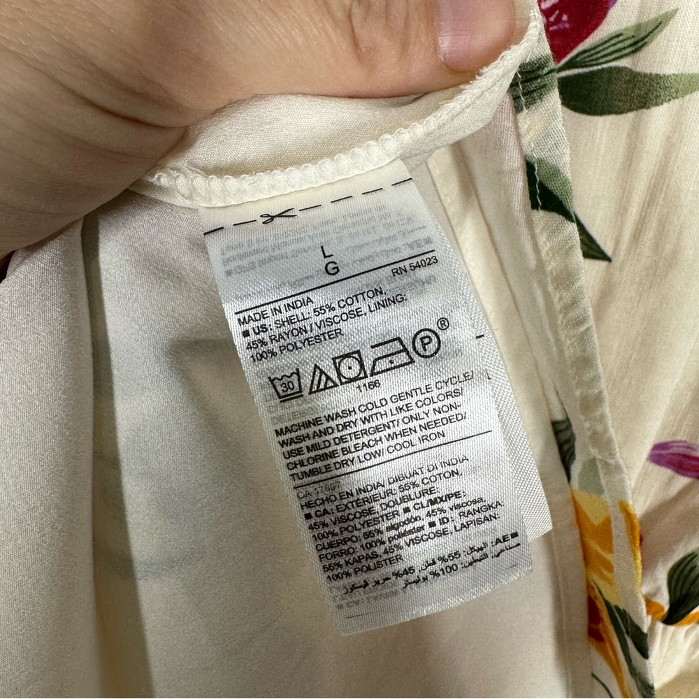 Old Navy Floral Wrap Dress Medium - Picture 7 of 7